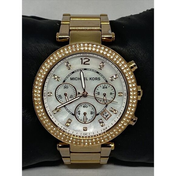 Michael Kors Parker MK5491 Women's Stainless Steel Analog Dial Quartz Watch VK18 - Picture 2 of 12